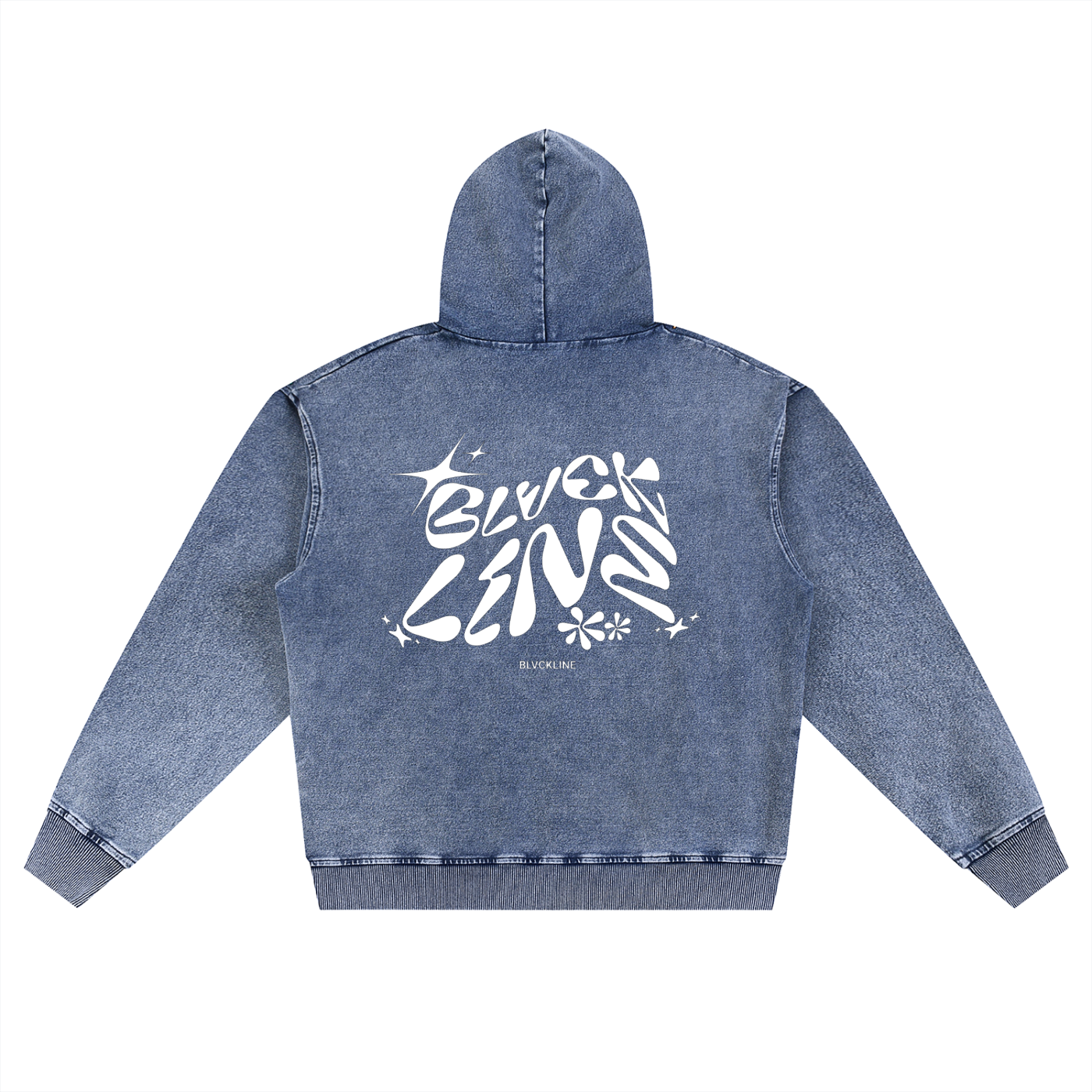 Snow Wash ZIp-Up Hoodie