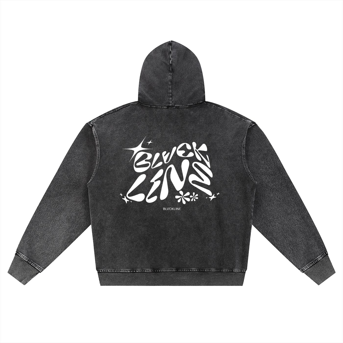 Snow Wash ZIp-Up Hoodie